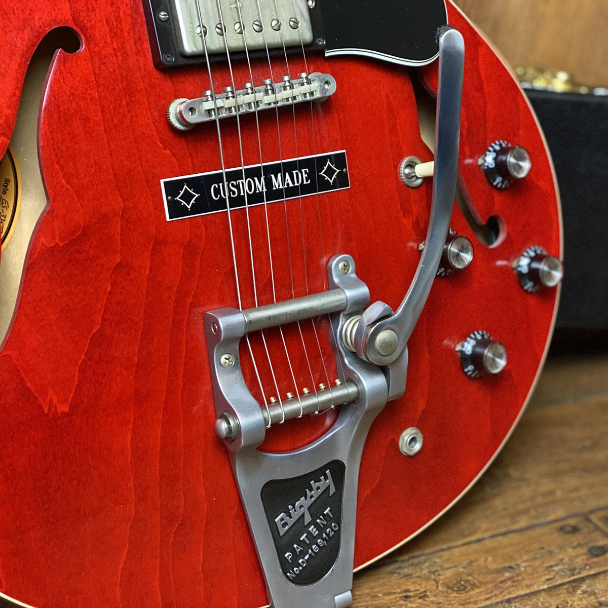 1963 ES-335TDC VOS Bigsby w/Custom Made Plate 2016 60s Cherry
