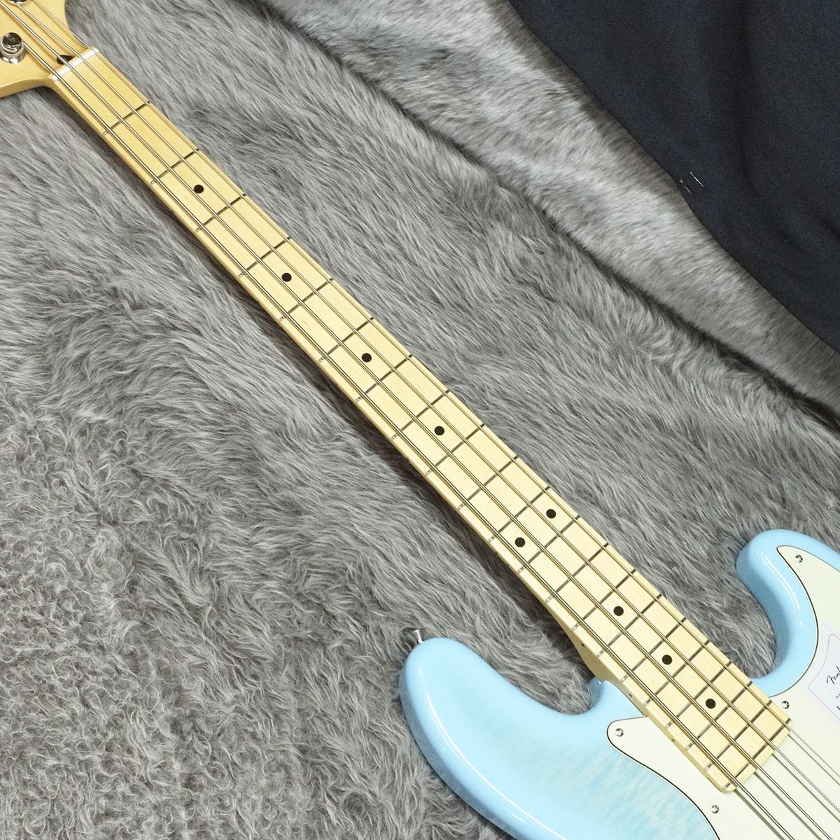 2024 Collection Made in Japan Hybrid II Jazz Bass MN Flame Celeste