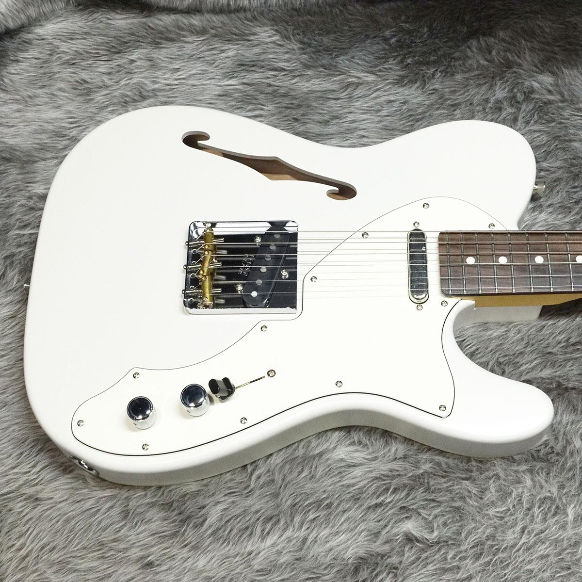 Made in Japan Limited Telecaster Thinline RW Kusumi White Fender