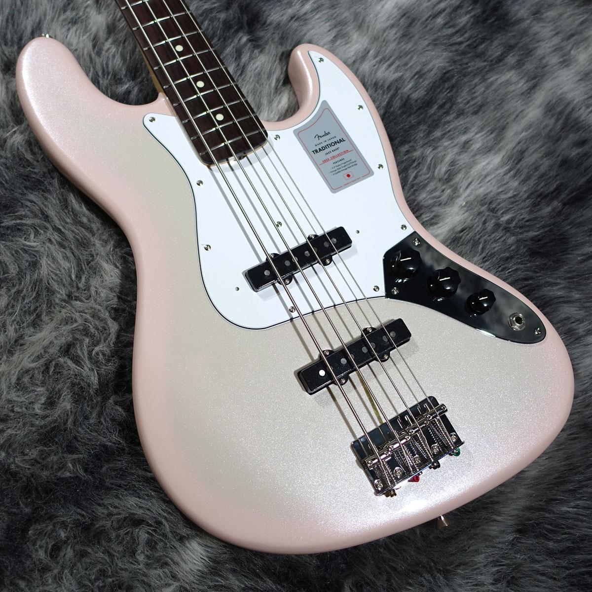 アメリカヴィンテージ ♤ リボンのハンドベース ♤ Made In Japan Made in Japan Traditional 2025 Collection, 60s Jazz Bass Stardust