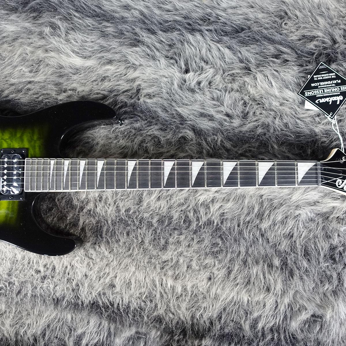 JS Series Dinky JS20 DKQ 2PT Transparent Green Burst Jackson