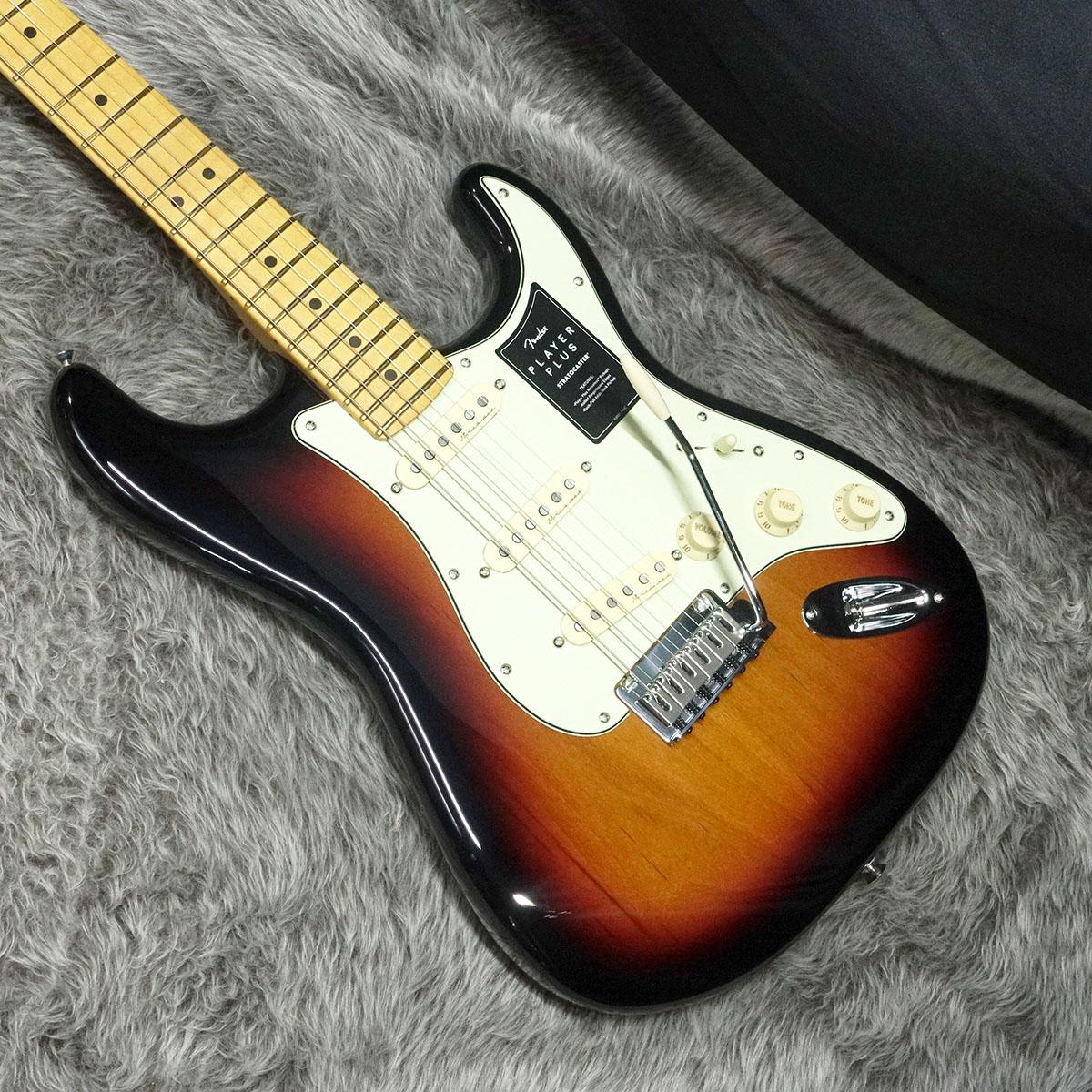 5/31限定値下げFender PlayerPlusStratocaster Player Plus Stratocaster MN 3-Color Sunburst Fender エレクトリック