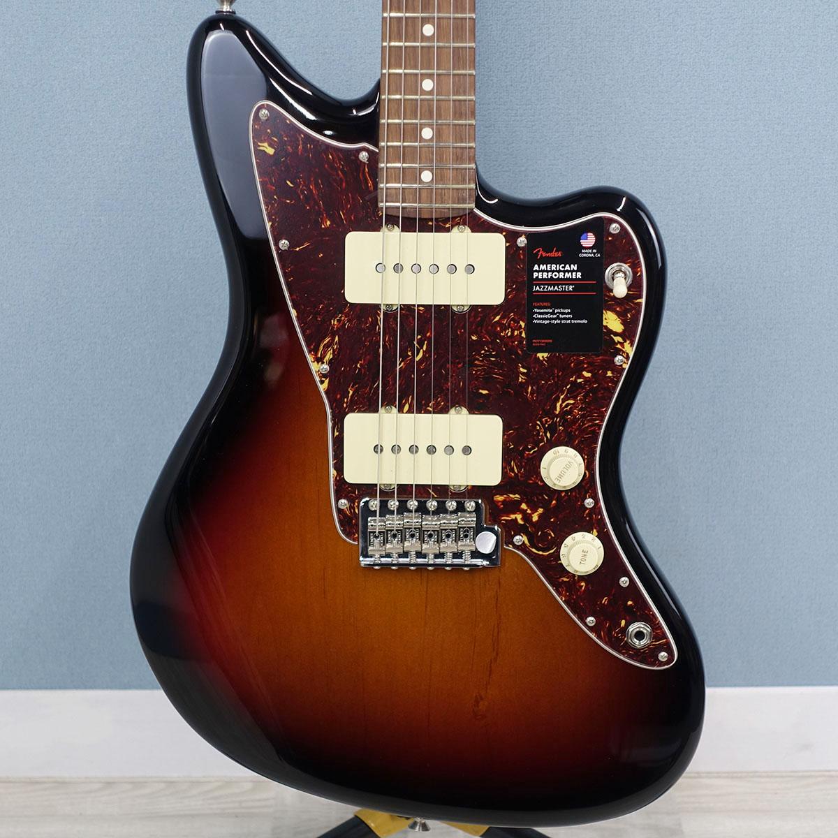 American Performer Jazzmaster RW 3-Color Sunburst【2023年製