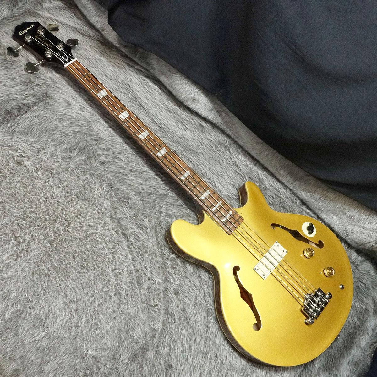 Jack Casady Bass Metallic Gold Epiphone エレクトリック・ベース