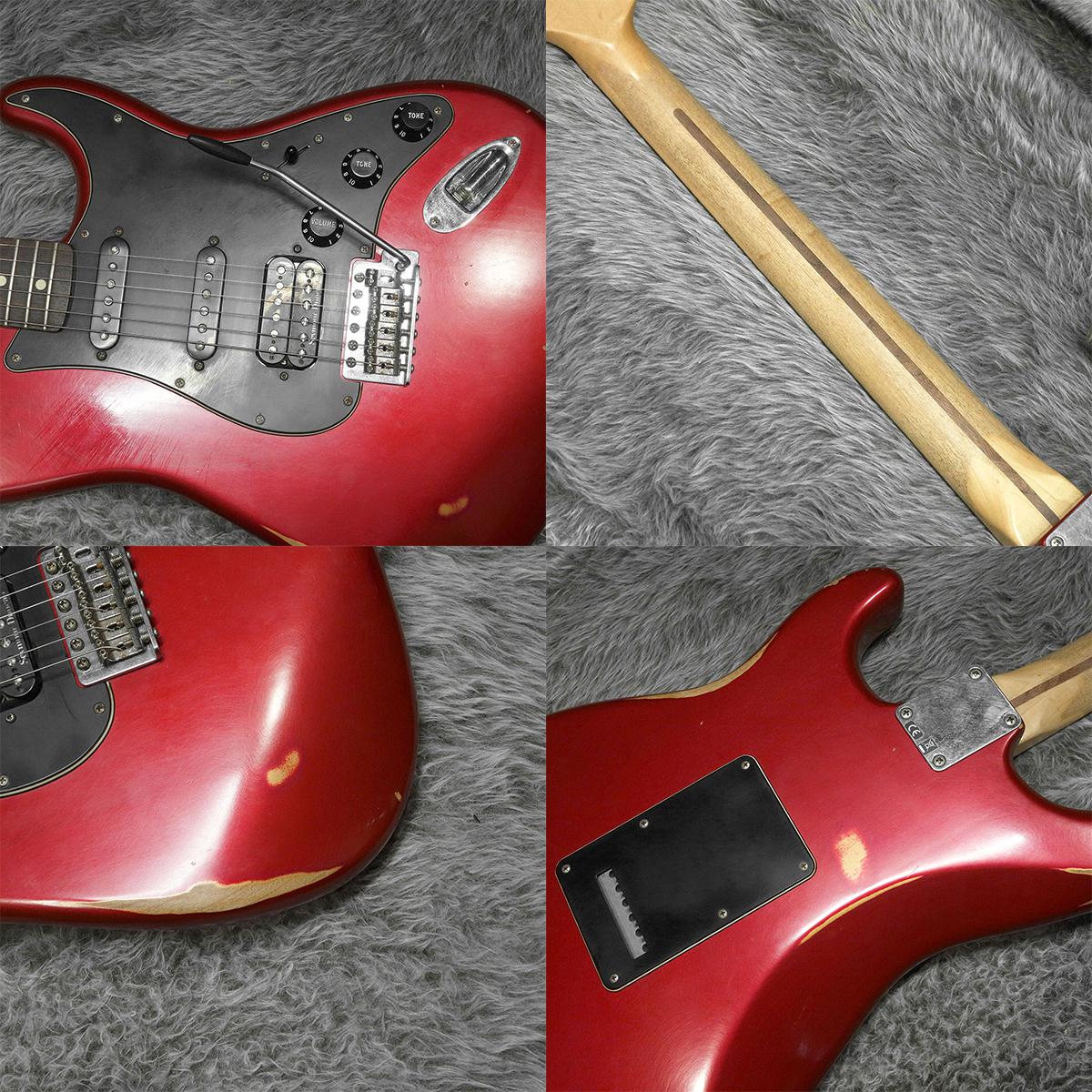 Road Worn Player Stratocaster HSS RW Candy Apple Red Road