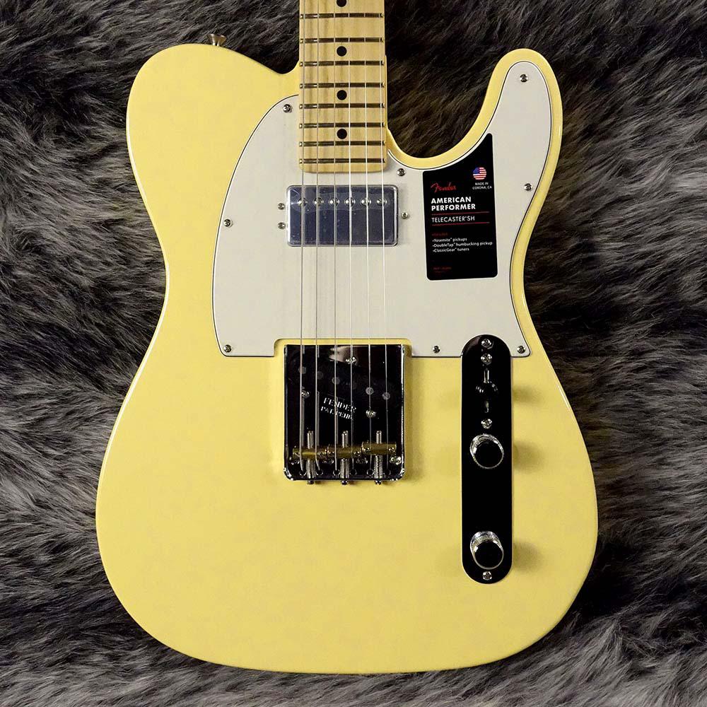 American Performer Telecaster Hum Vintage White American