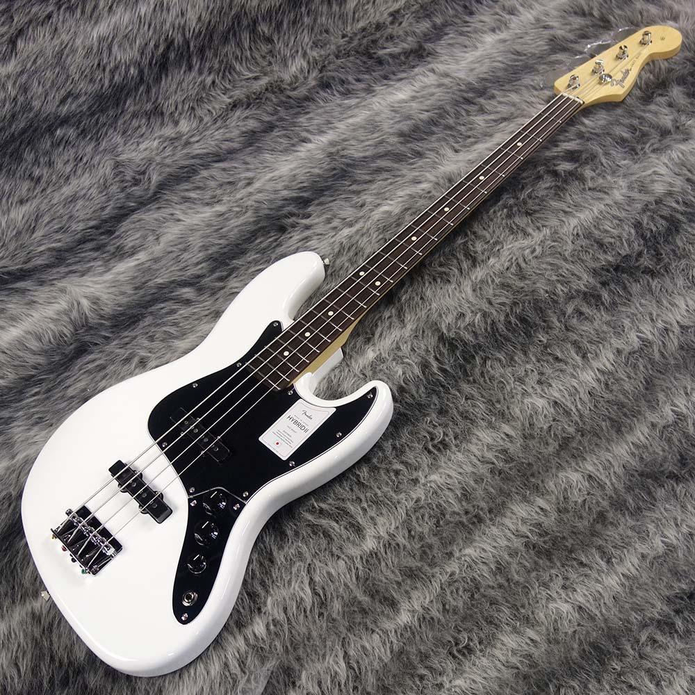 Made in Japan Hybrid II Jazz Bass Arctic White Fender