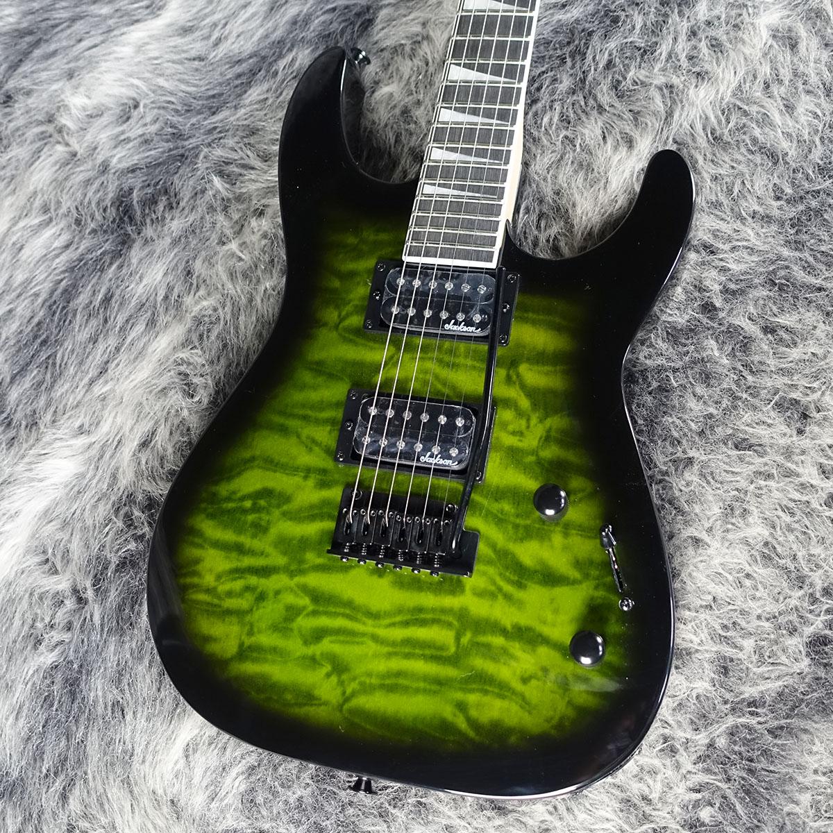 JS Series Dinky JS20 DKQ 2PT Transparent Green Burst Jackson