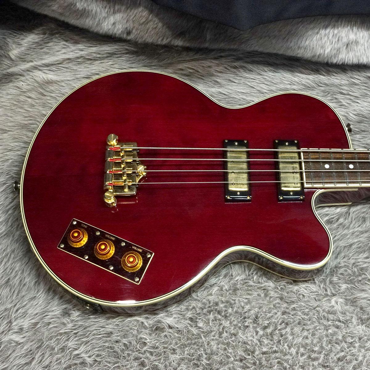 Allen Woody Rumblekat Bass Wine Red Epiphone エレクトリック