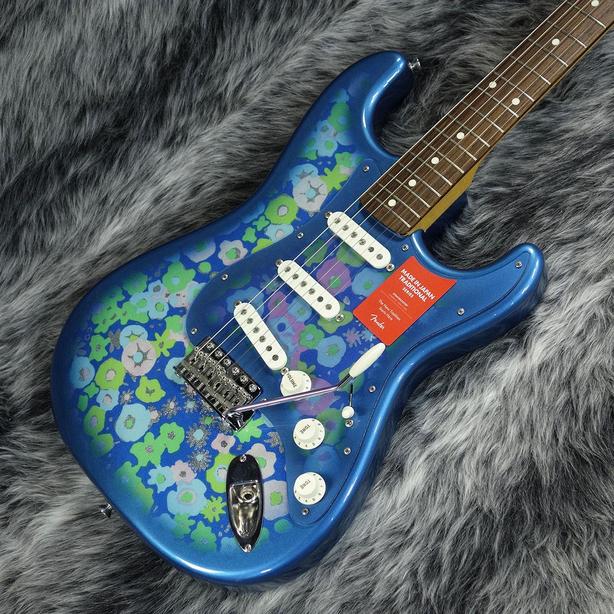 MIJ Traditional '60s Stratocaster Blue Flower MIJ- Fender
