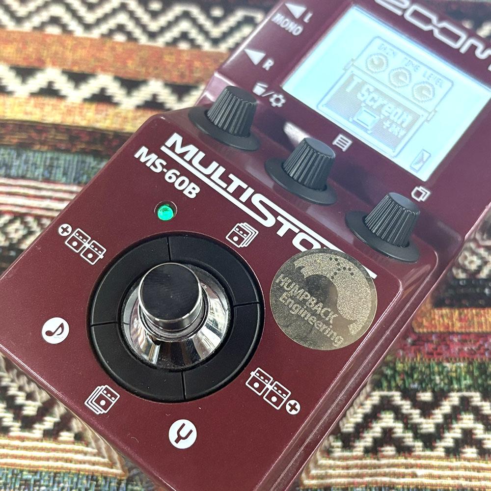 ベース ZOOM MS-60B(HUMPBACK Engineering Modify) レビュー】ZOOM MS-60B-I MOD HUMPBACK engineering - あさぎベース