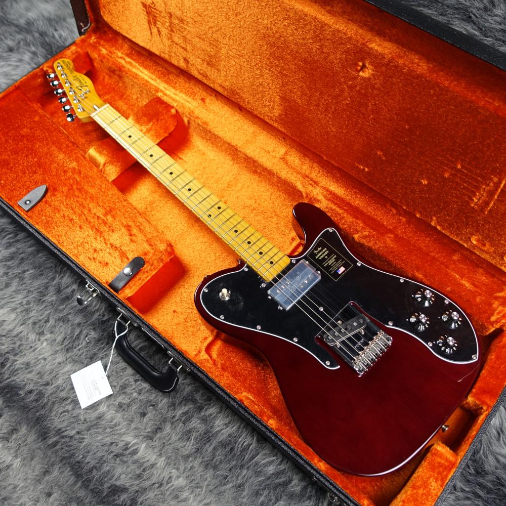 テレキャスター「カスタム製品」 American Vintage II 1977 Telecaster Custom Wine Fender