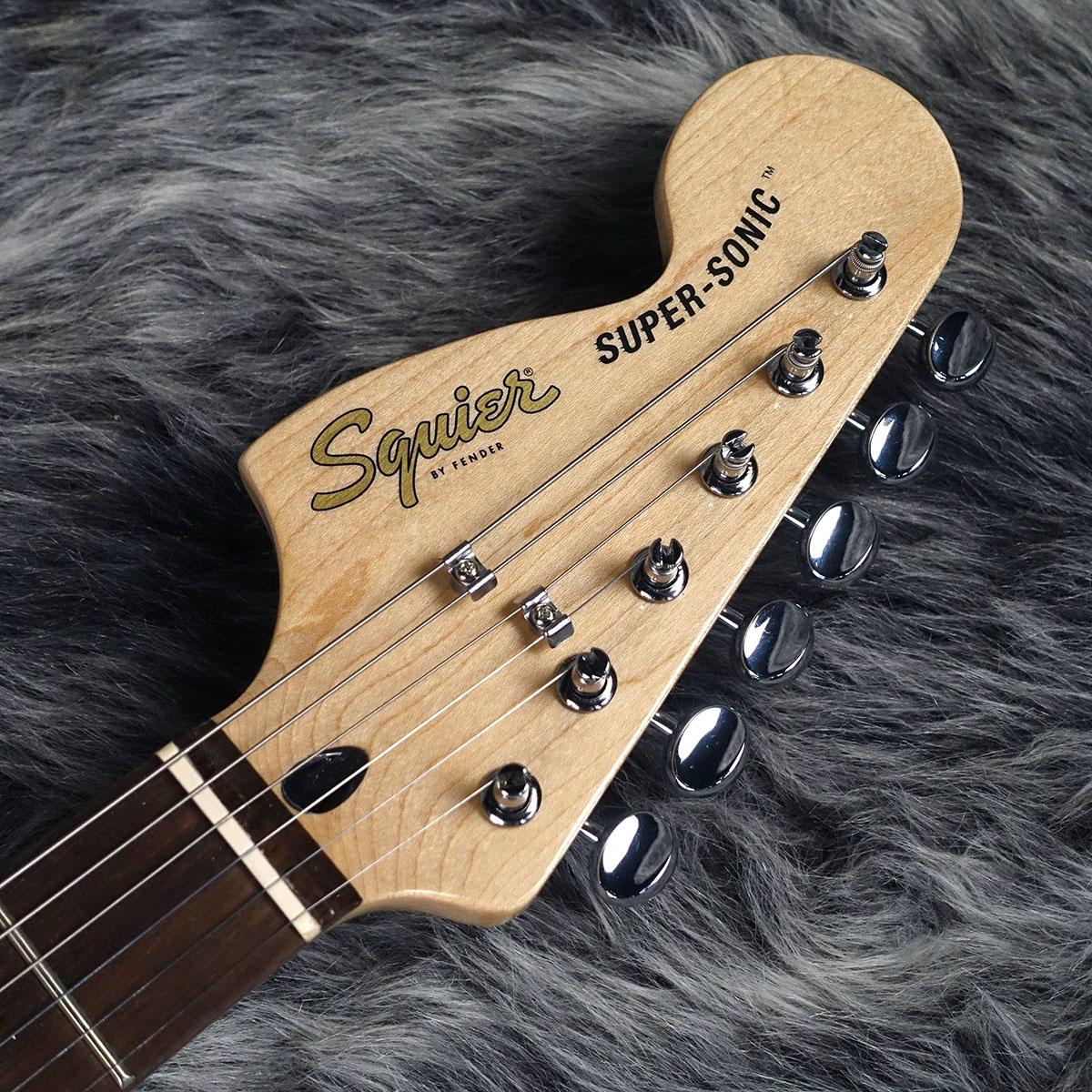 Paranormal Super-Sonic Shell Pink Squier エレクトリックギター