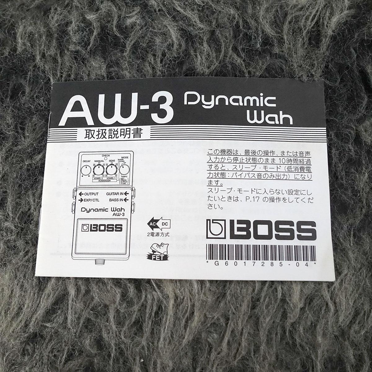 AW-3 Dynamic Wah BOSS ギター用エフェクター その他 商品詳細
