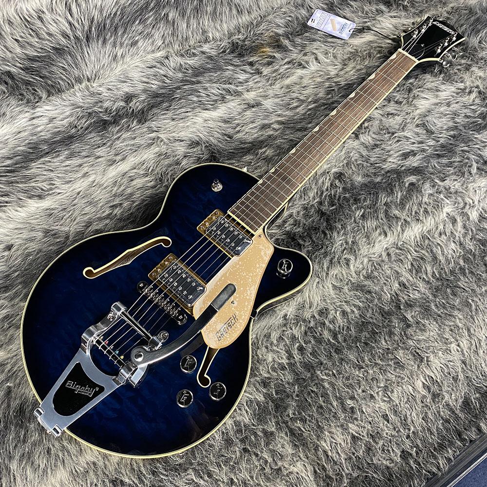 G5655T-QM Electromatic Center Block Jr. Single-Cut Quilted Maple