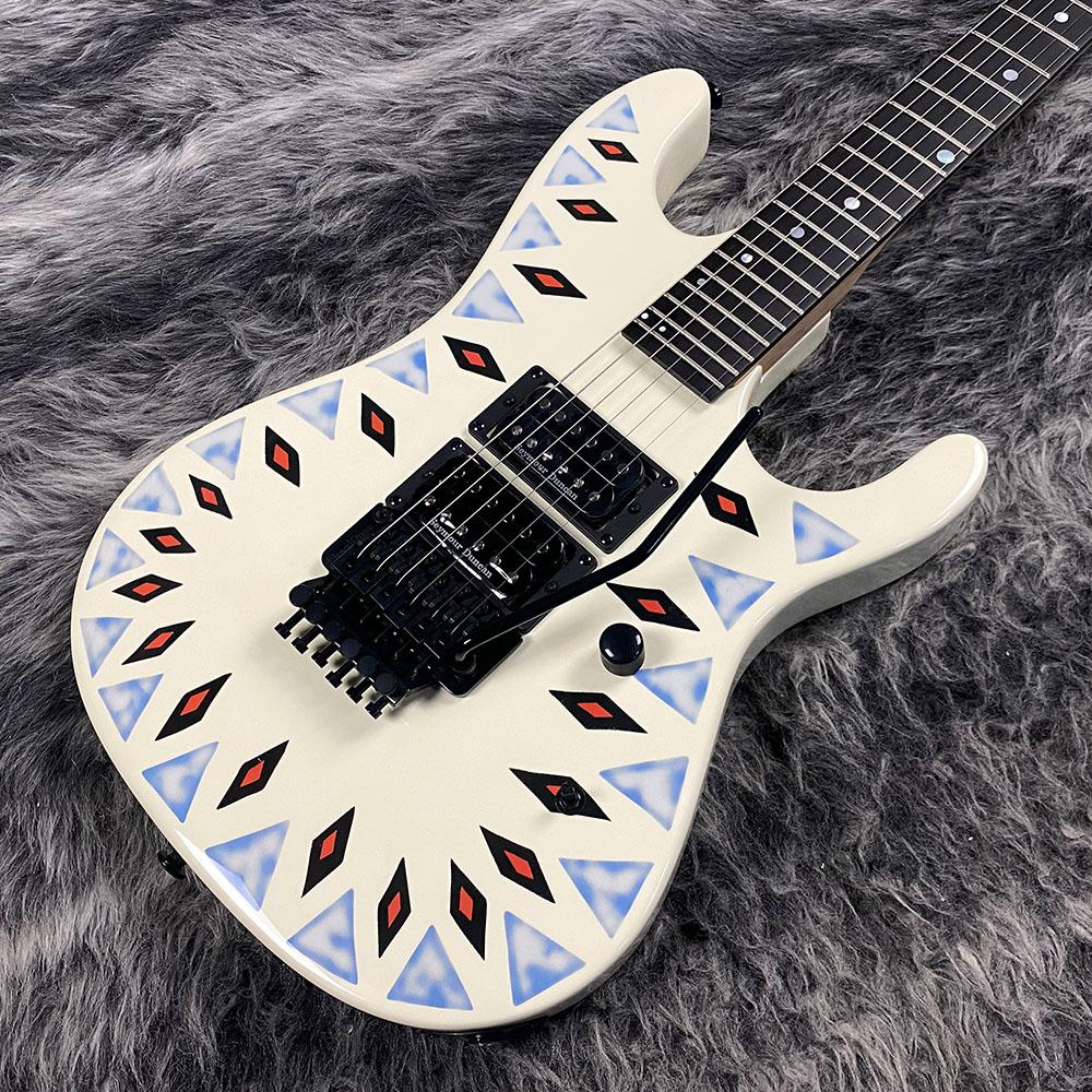 NightSwan Vintage White with Aztec Graphic KRAMER エレクトリック
