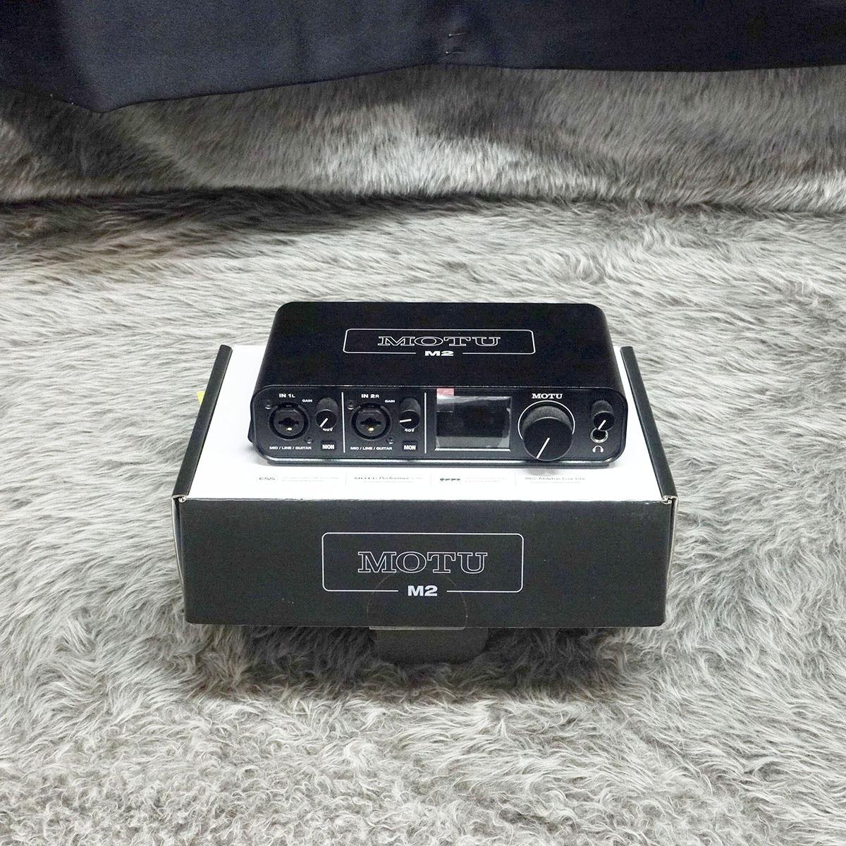 MOTU M2 オーディオインターフェース（USBケーブル付き）