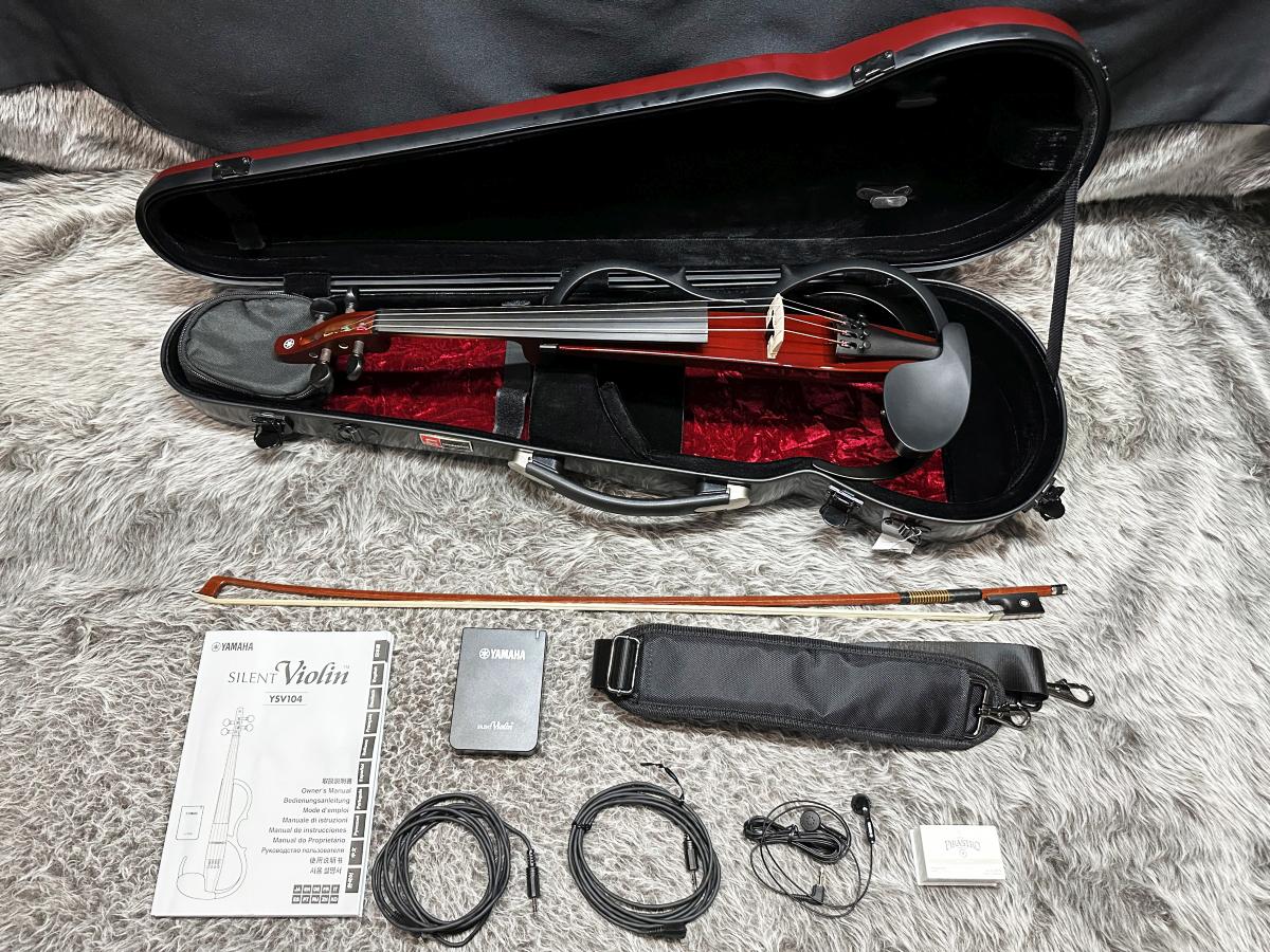 SILENT Violin YSV104 BR ハードケース＆弓セット YAMAHA ヴァイオリン