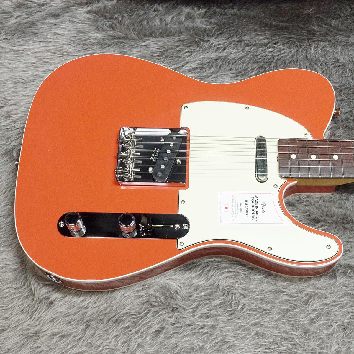 Made in Japan Traditional 60s Telecaster Custom RW Fiesta Red