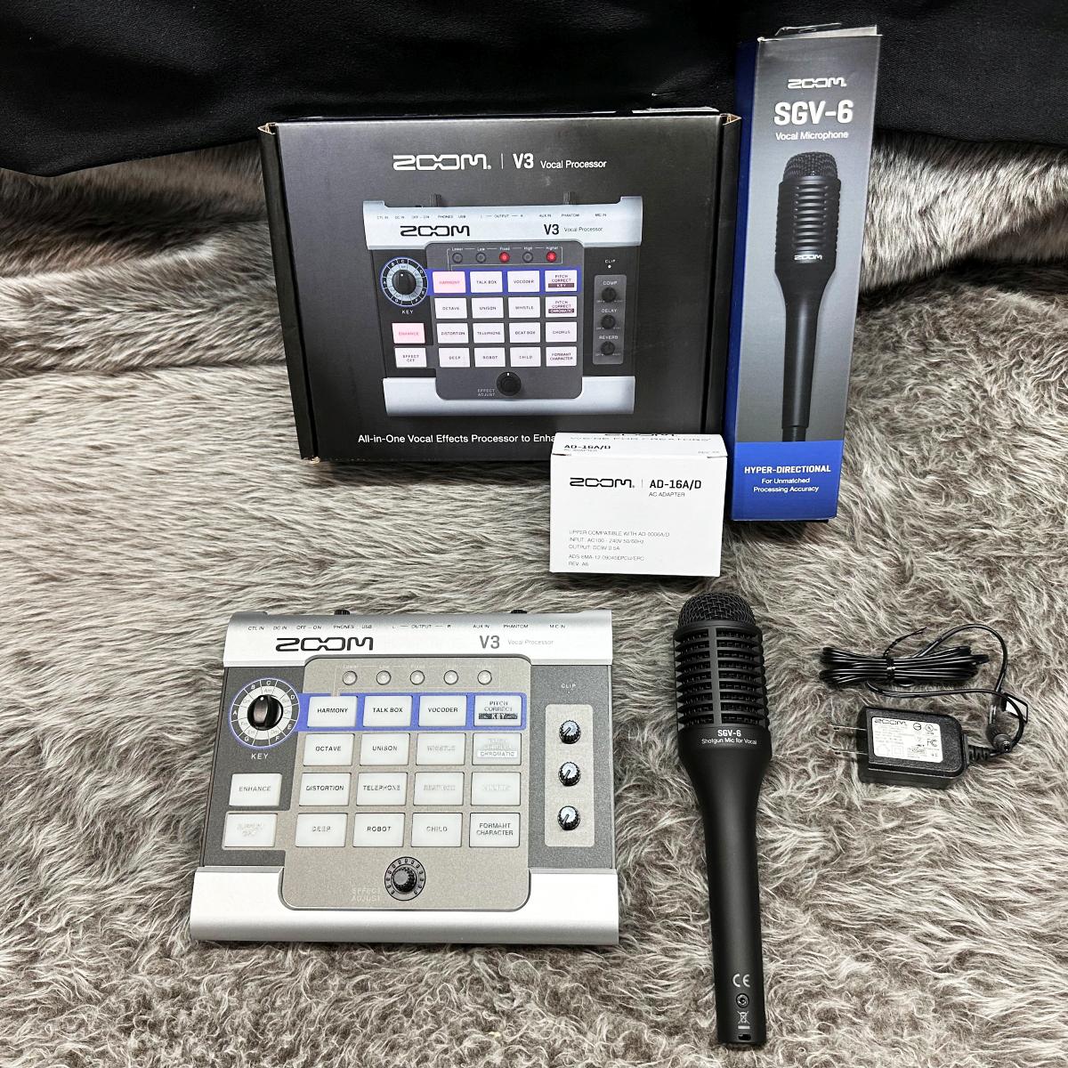 V3 VOCAL PROCESSOR ZOOM ボーカルエフェクター マルチエフェクター