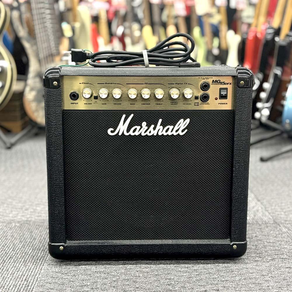 マーシャル ギターアンプ MARSHALL MG15DFX AMP Marshall MG15DFX Series Guitar Amplifier Black Confirmed Operation