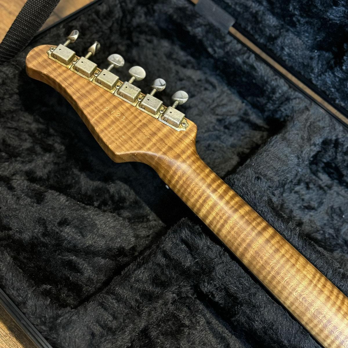 XSC-2 Ash Heavy Aged 5A Grade Roasted Flame Maple Neck 3-Tone