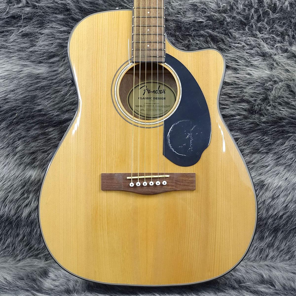 CC-60SCE Concert Natural Fender エレクトリック・アコースティック
