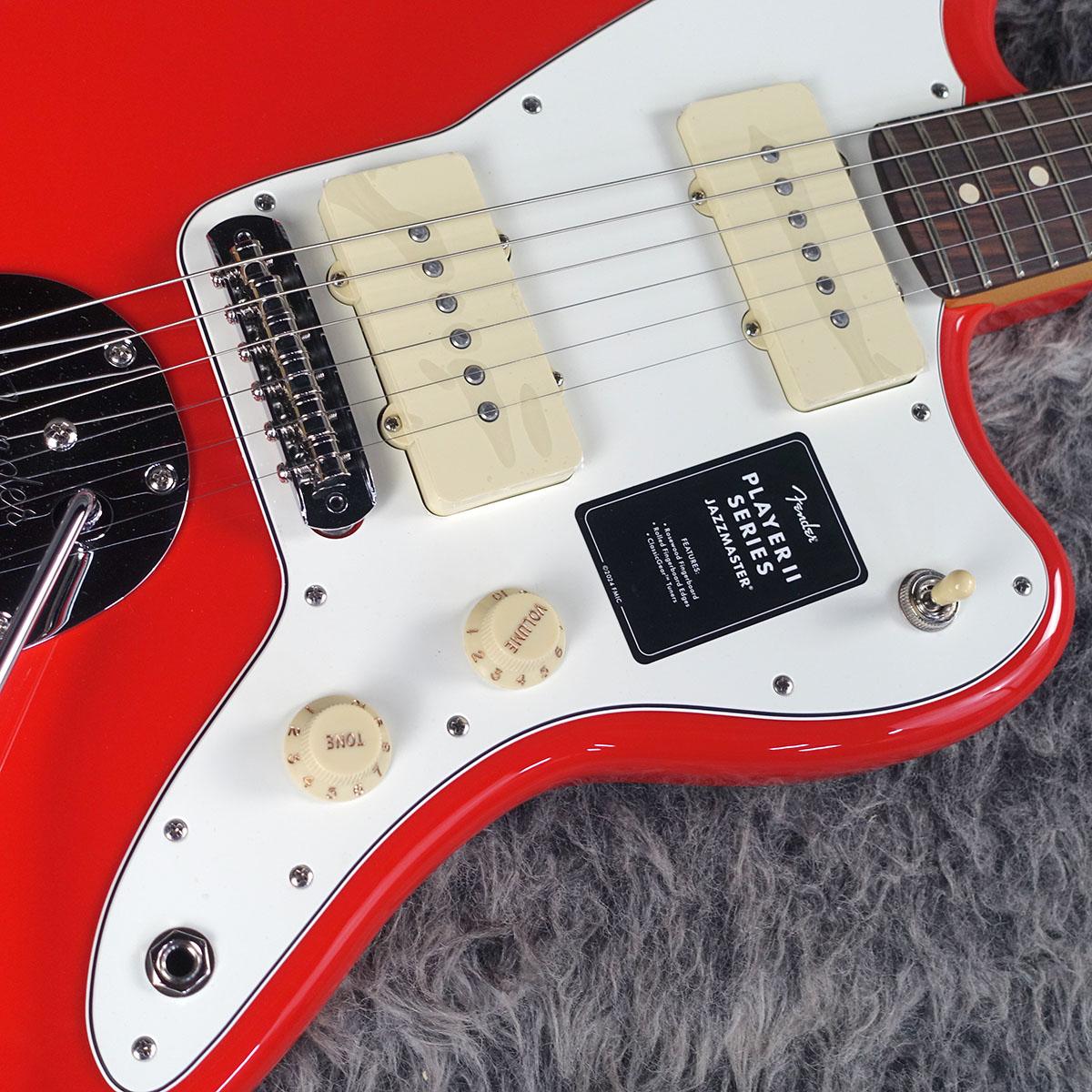 Player II Jazzmaster Coral Red Fender エレクトリックギター ジャズ