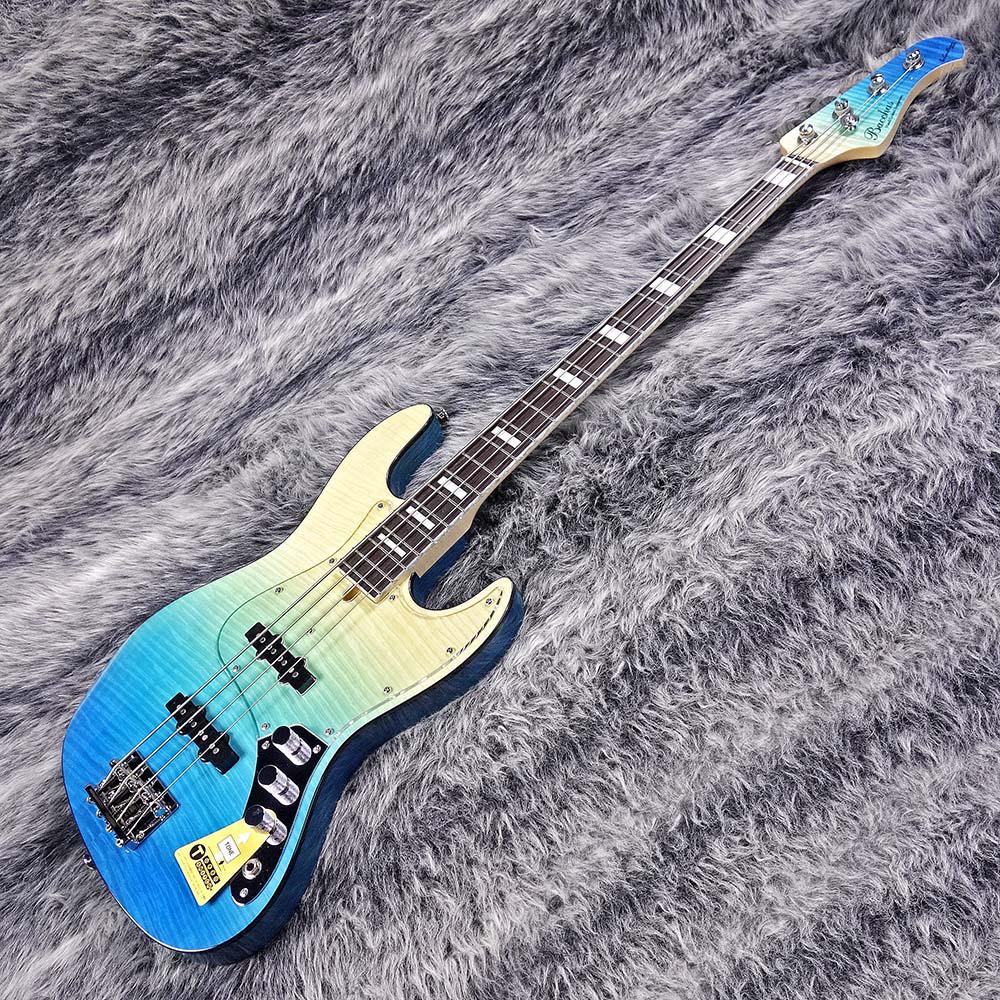 WL4-FM CUSTOM Ⅲ BLU-GRD Bacchus エレクトリック・ベース JBタイプ