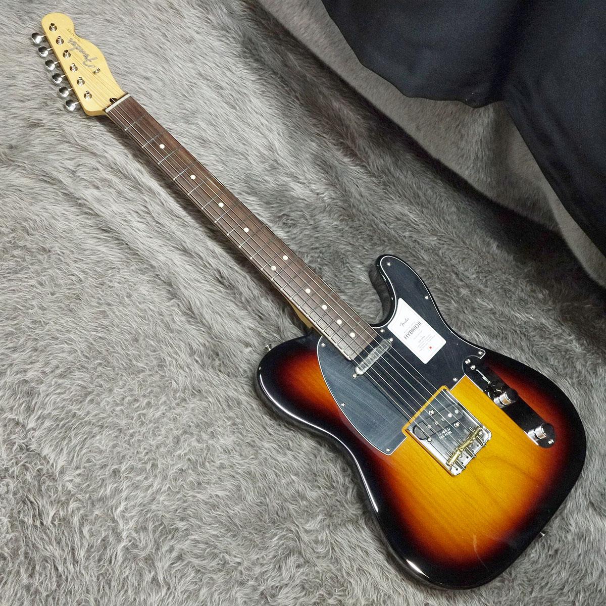 Made in Japan Hybrid II Telecaster RW 3-Color Sunburst