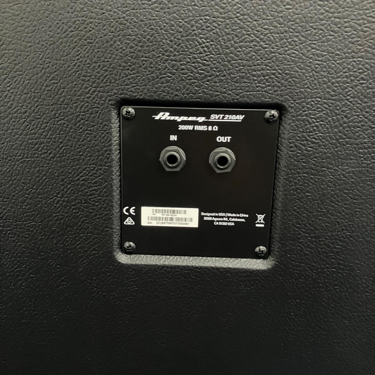 SVT-210AV CABINET Ampeg ベース用アンプ/アンプシミュレーター ベース
