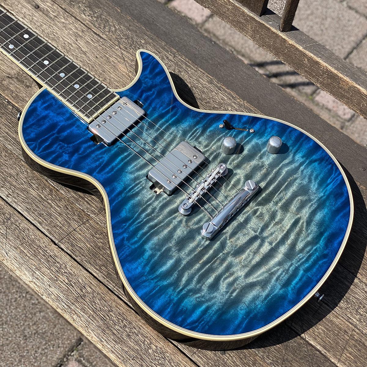 SH485 EM/A-Maho /See Through Blue Sugi エレクトリックギター レス
