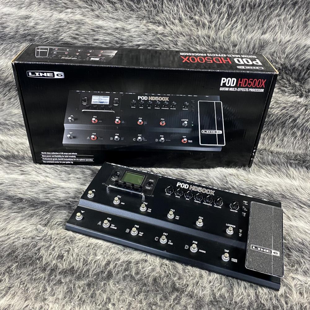 LINE6 名機POD HD500Xギター、マルチエフェクター Line 6 POD HD500X: Helixの登場まではLine6のフラッグシップモデル
