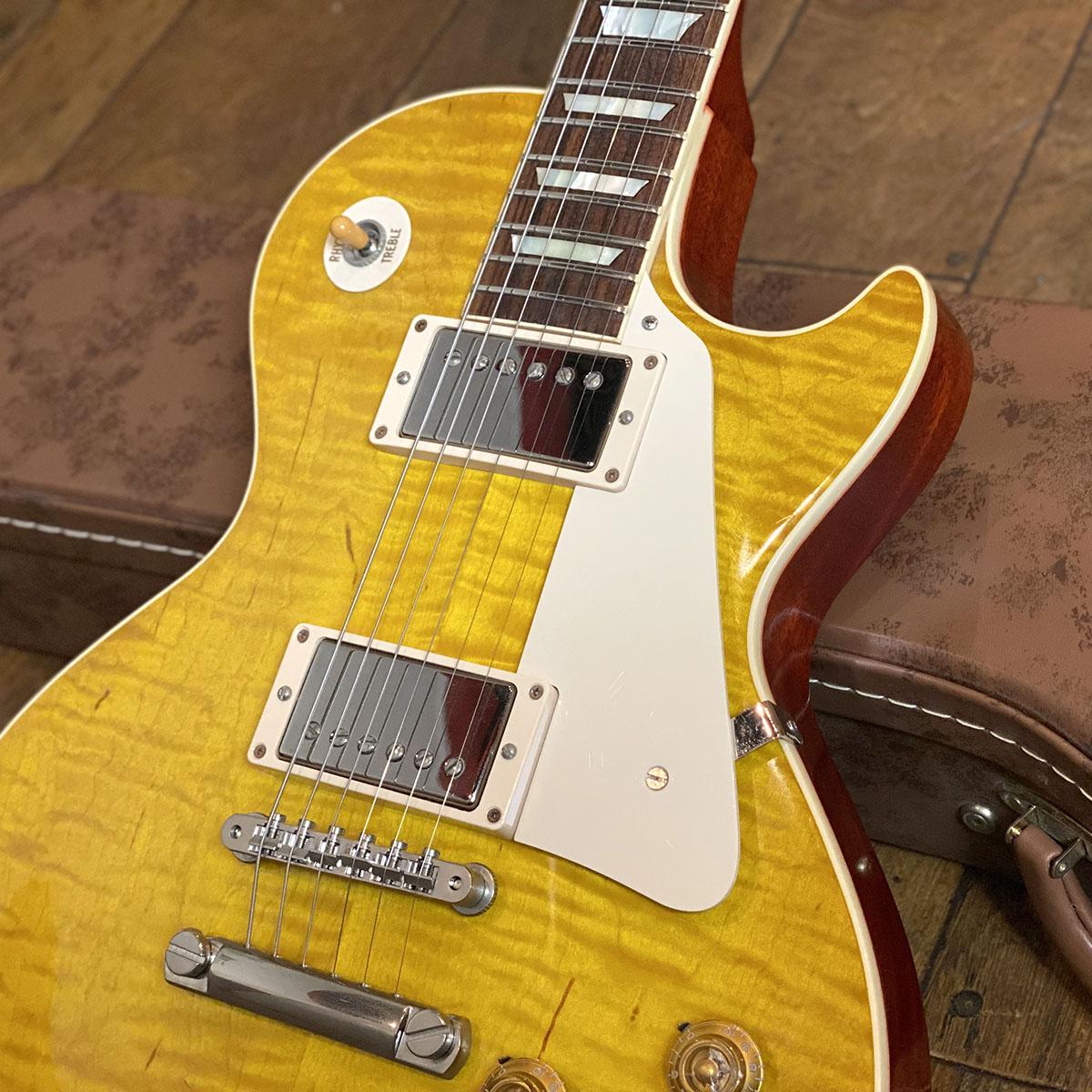 1958 Les Paul Standard Reissue Figured Lemon Burst Gloss Hand