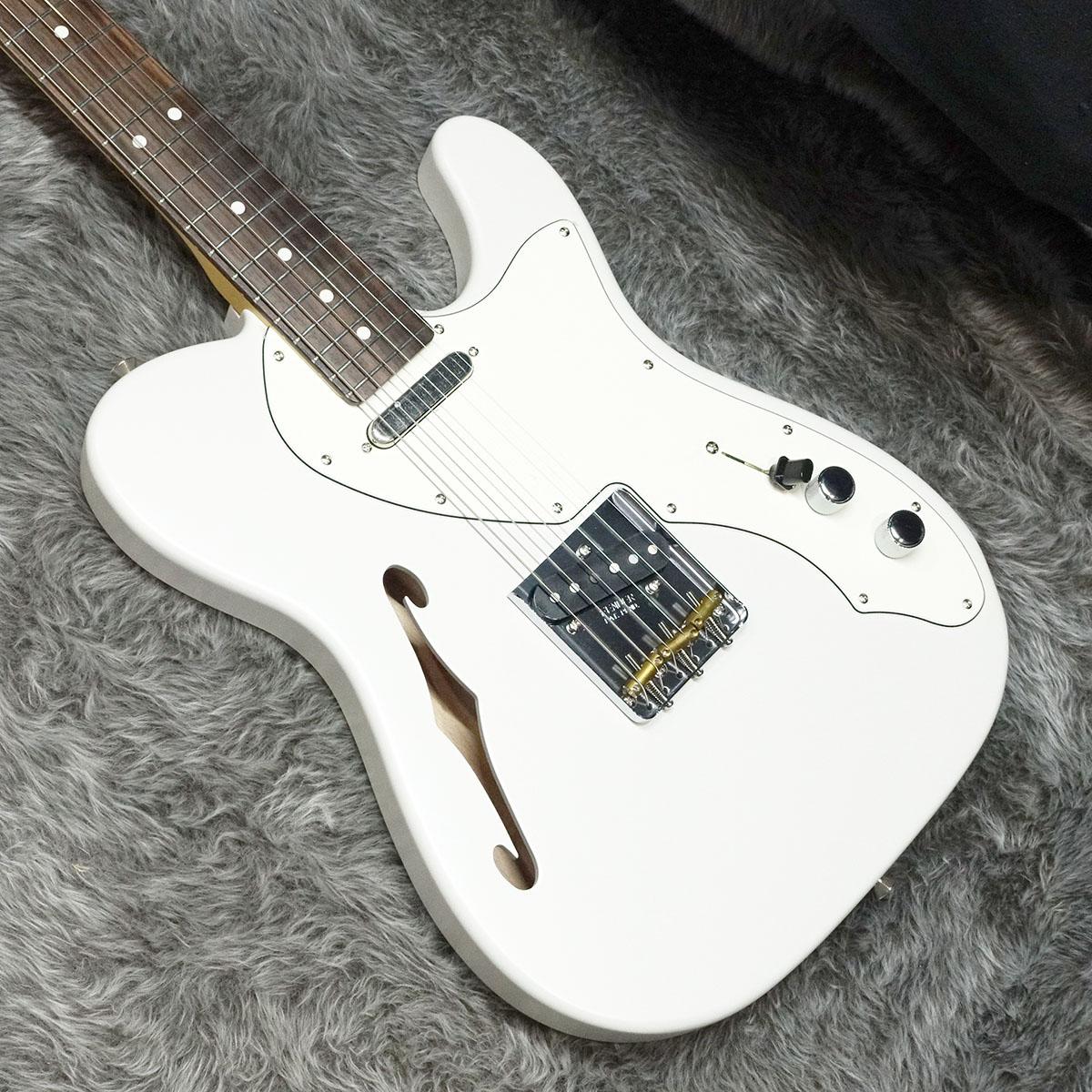 Made in Japan Limited Telecaster Thinline RW Kusumi White Fender