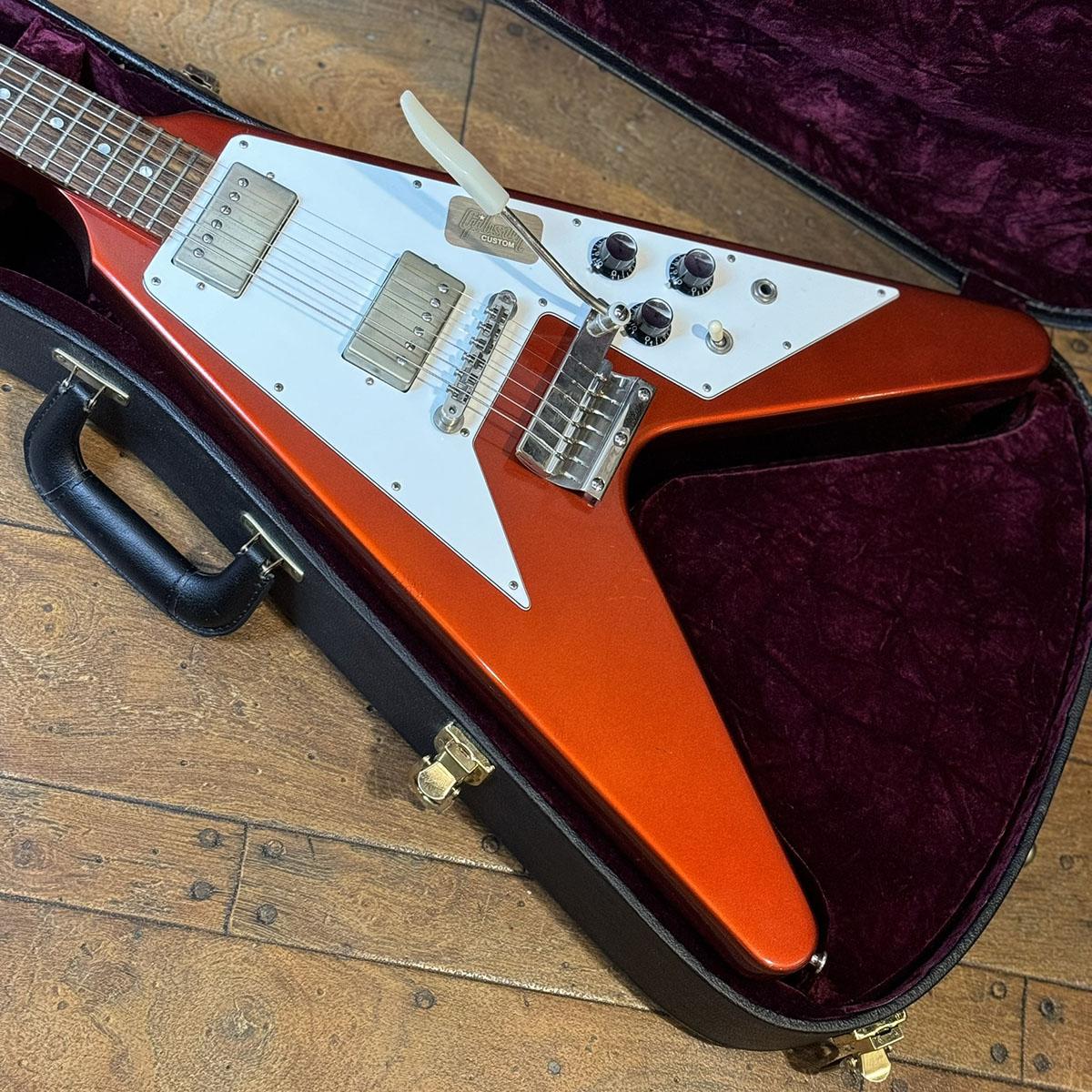 1967 Flying V w/ Maestro Vibrola Sparkling Burgundy Gibson Custom