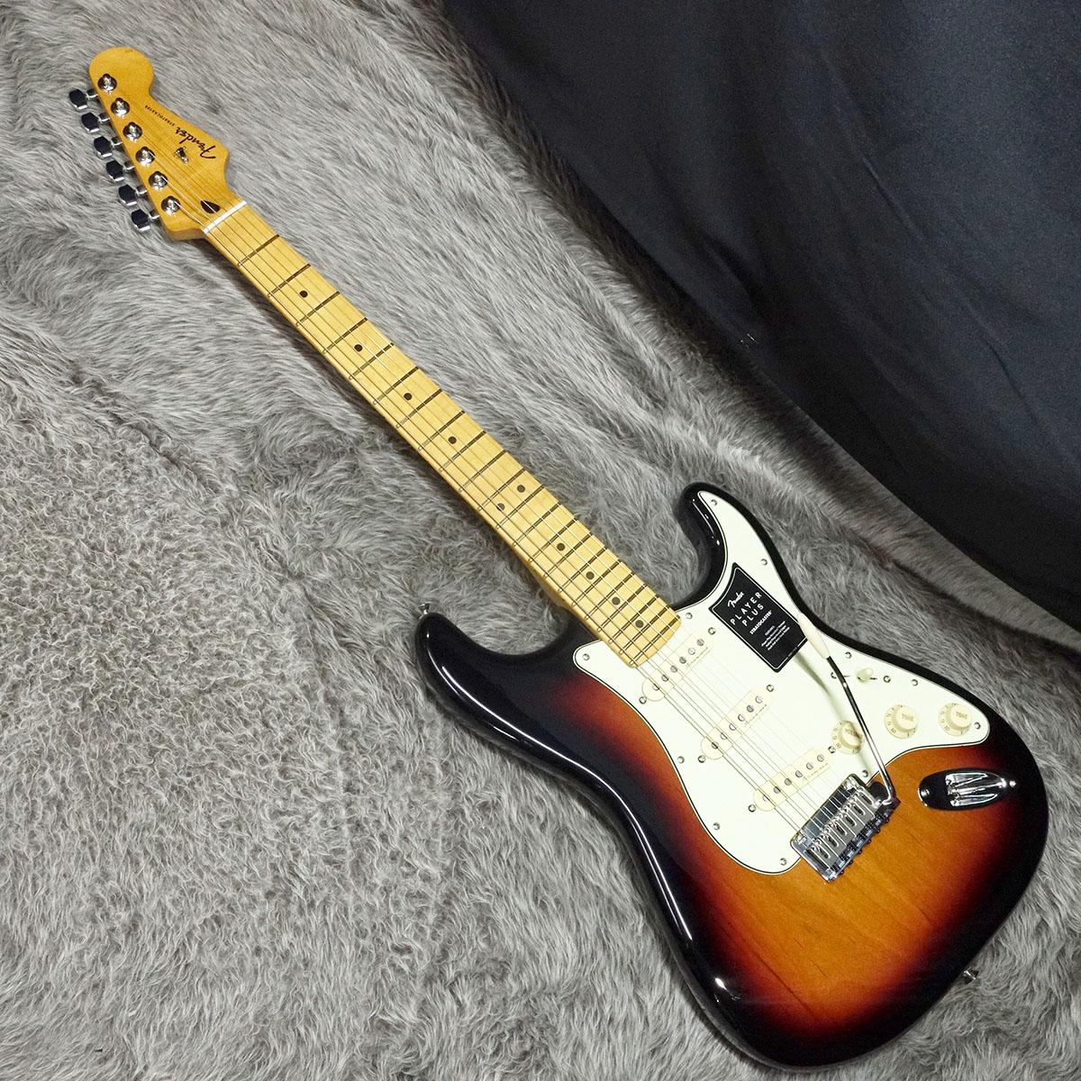 Player Plus Stratocaster MN 3-Color Sunburst Fender エレクトリック