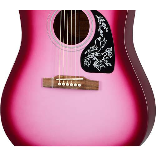 Starling Hot Pink Pearl Epiphone アコースティックギター フラット