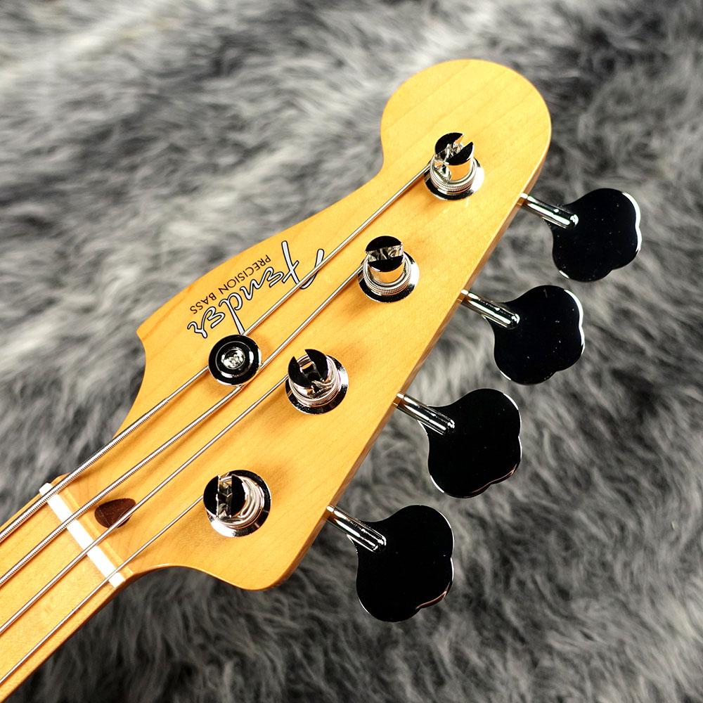 J Precision Bass Maple Fingerboard Black Gold Fender