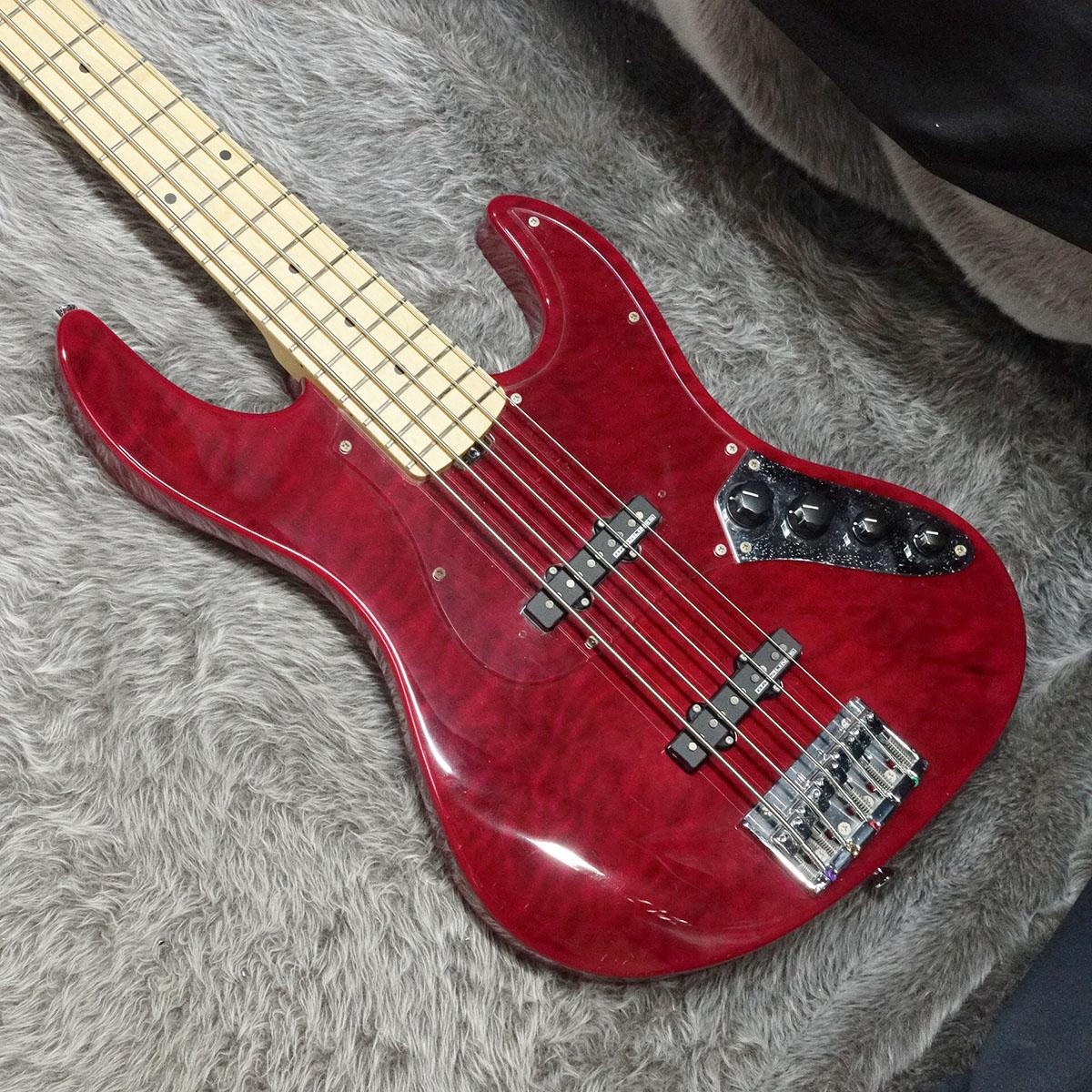EDWARD E-AM-160QM 美品　black cherry E-AM-160QM Black Cherry Edwards エレクトリック・ベース JBタイプ