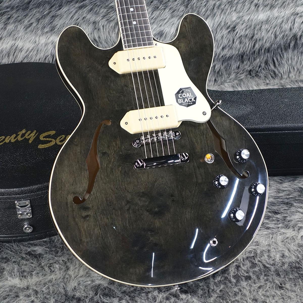 EXRUBATO-STD/S-JT Coal Black Seventy Seven Guitars エレクトリック