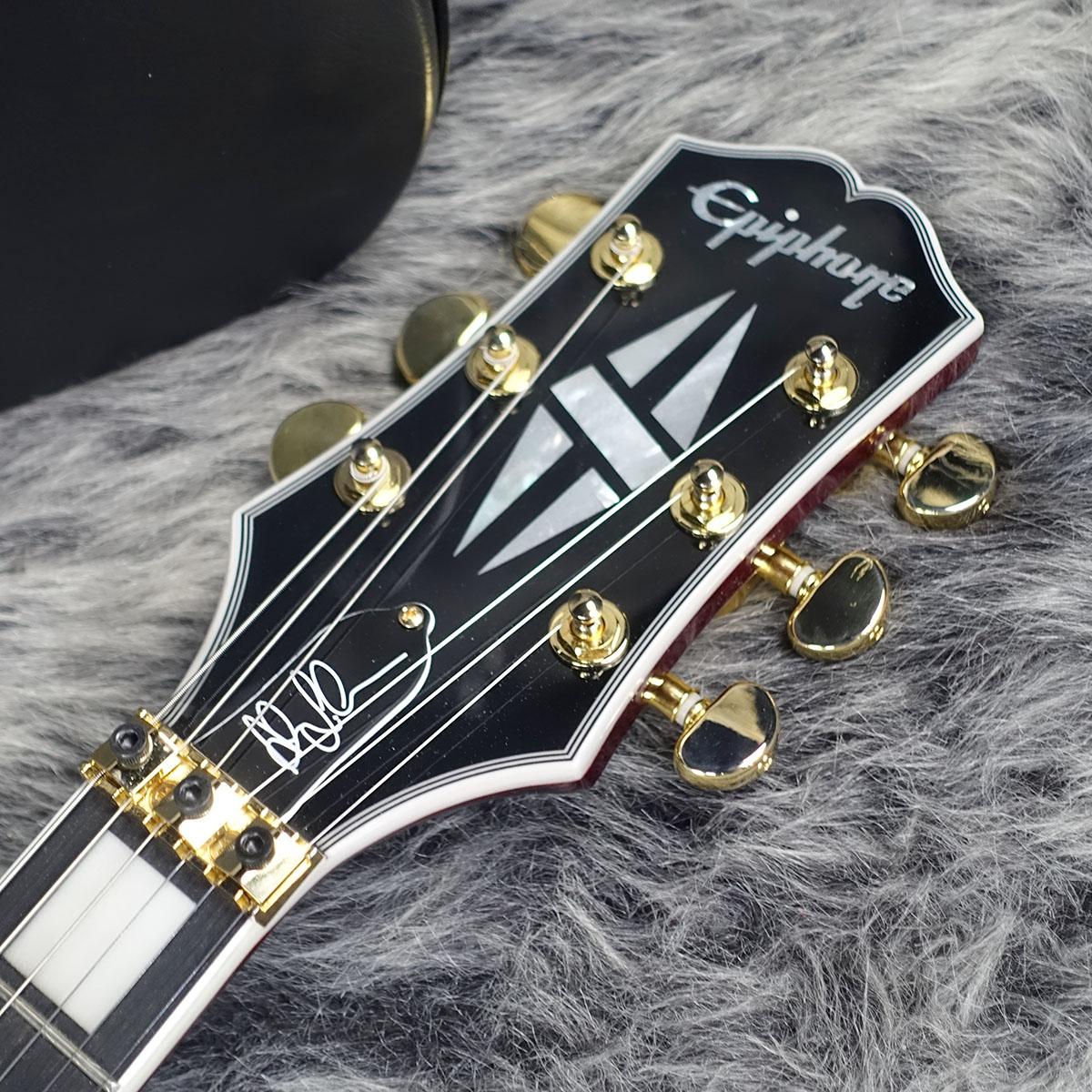 Alex Lifeson Les Paul Custom Axcess Quilt Ruby Epiphone