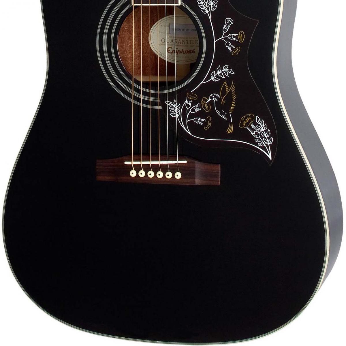 Hummingbird Studio Ebony Epiphone エレクトリック・アコースティック