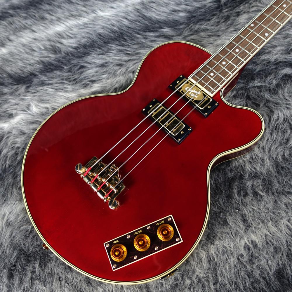 Epiphoneのベース Allen Woody Rumblekat Bass Wine Red Epiphone エレクトリック