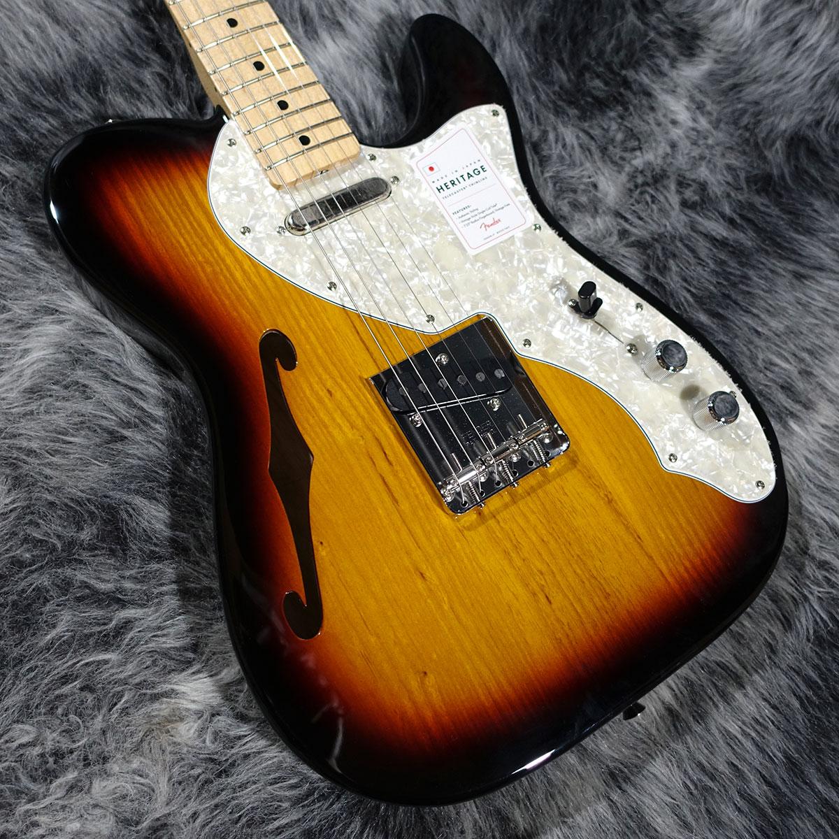 Made in Japan Heritage 60 Telecaster Thinline 3-Color Sunburst