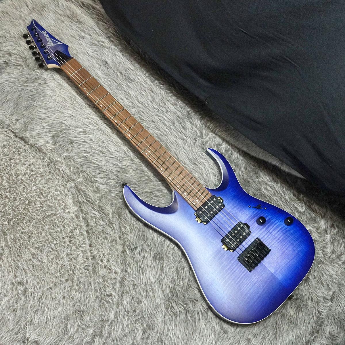 RGA42FM Blue Lagoon Burst Flat Ibanez エレクトリックギター