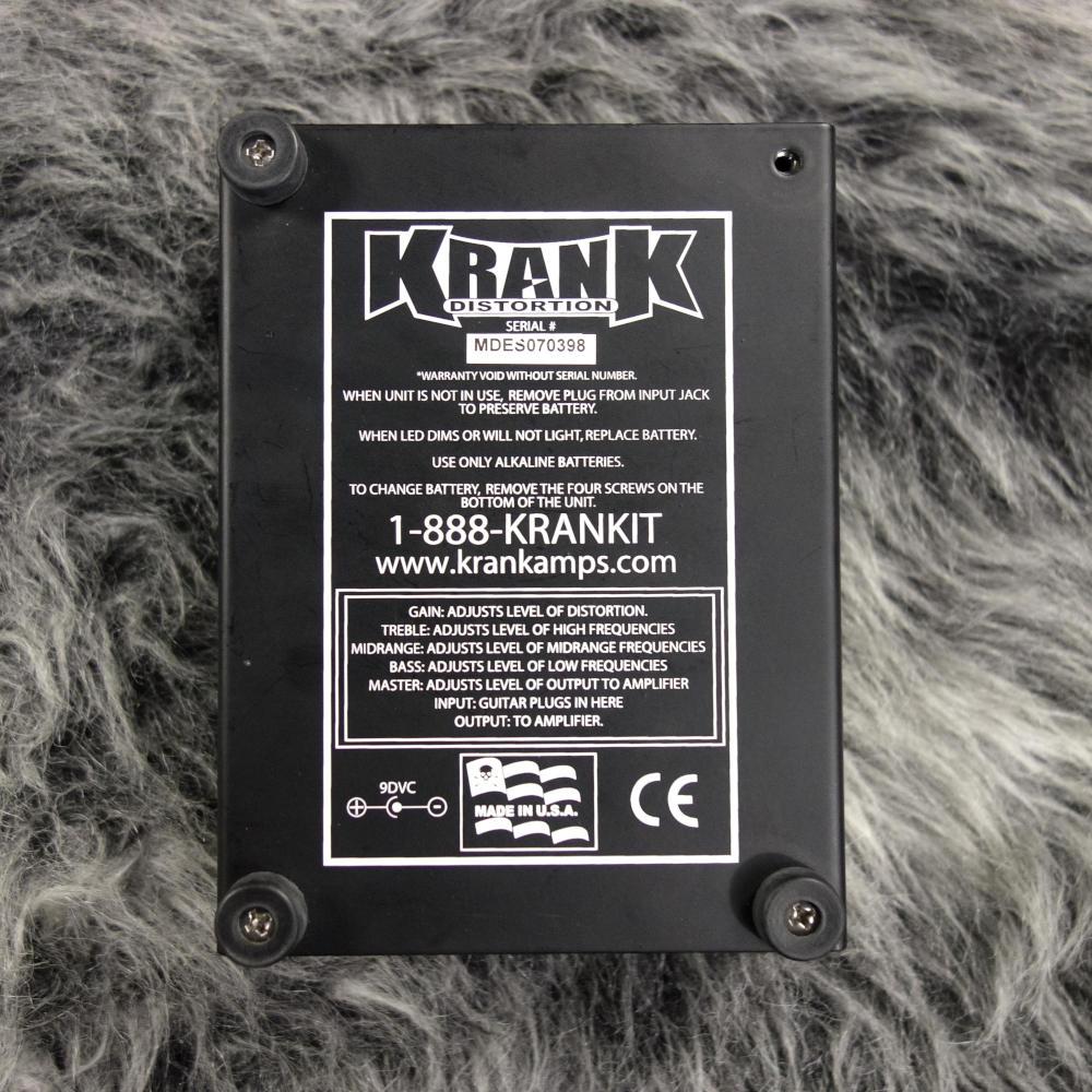 Distortus Maximus KRANK ギター用エフェクター ディストーション 商品