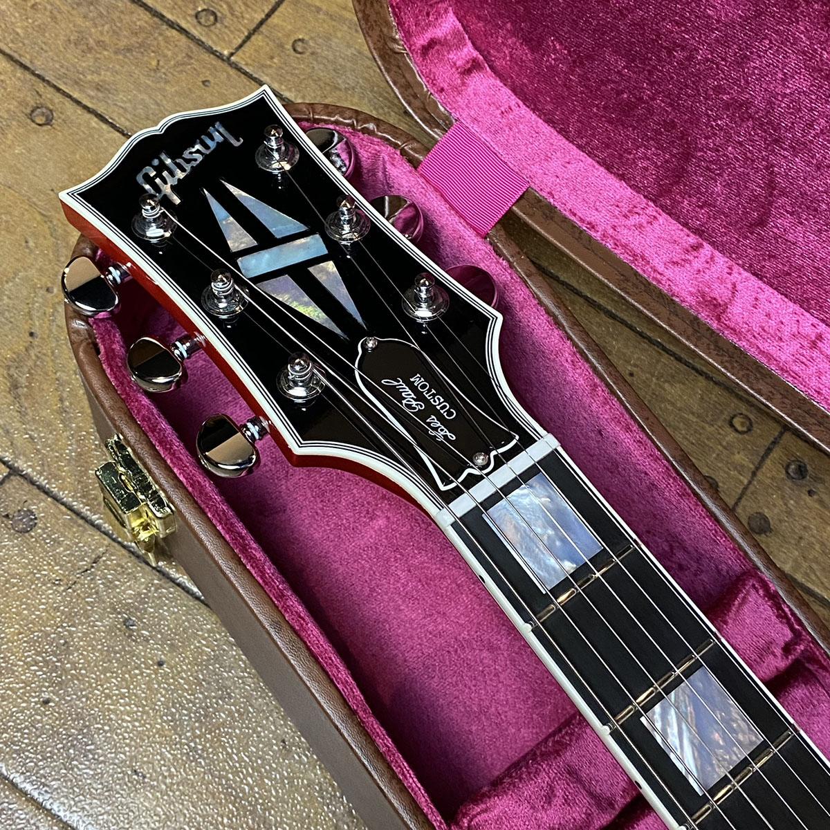 70s Les Paul Custom Ebony Top Red Back Gibson Custom Shop
