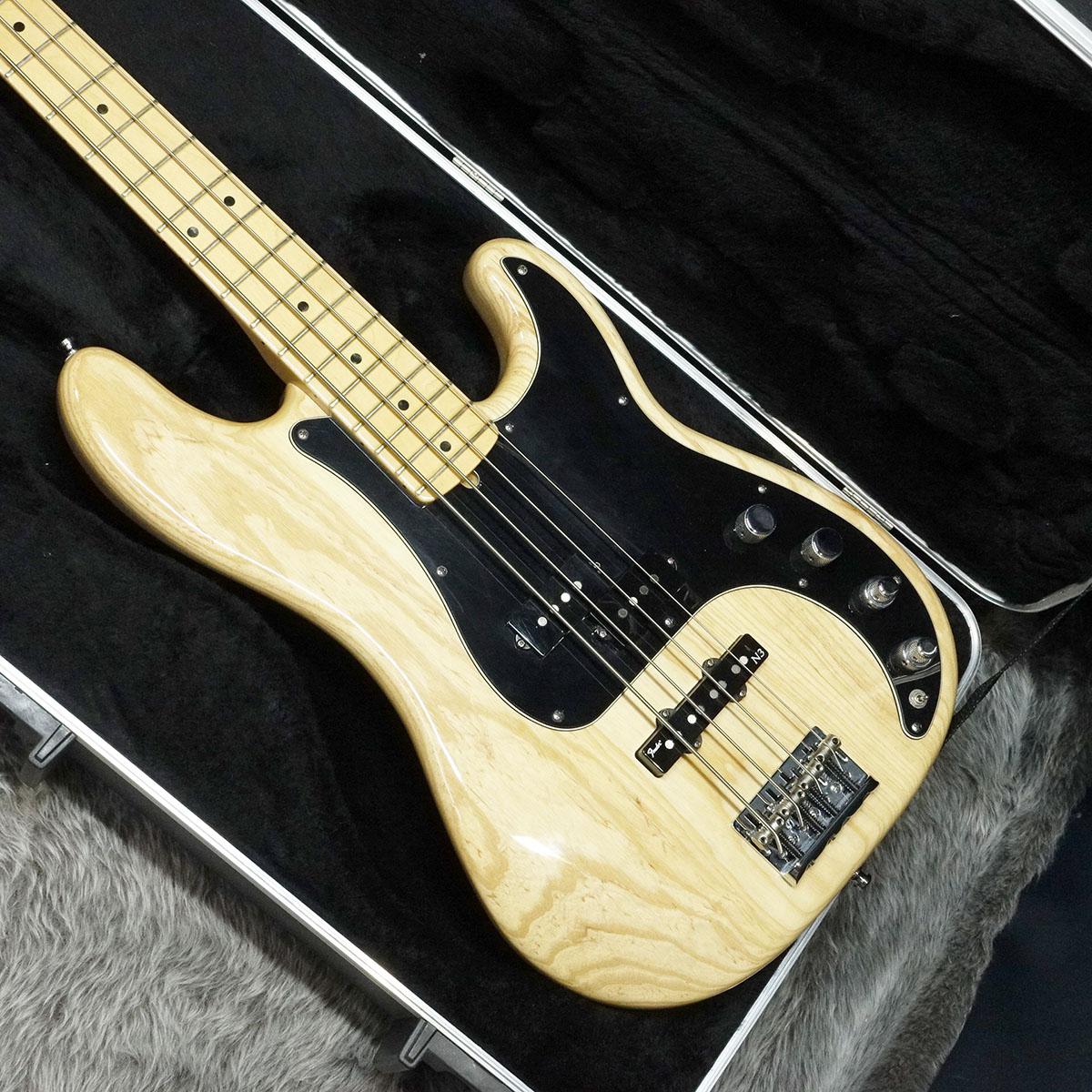 American Deluxe Precision Bass Ash MN Natural Fender USA