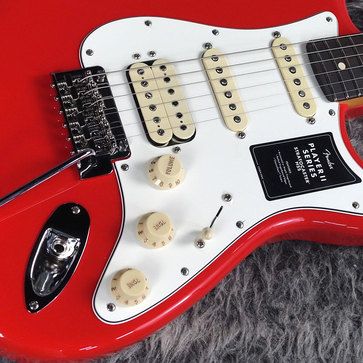 Player II Stratocaster HSS RW Coral Red Fender エレクトリック